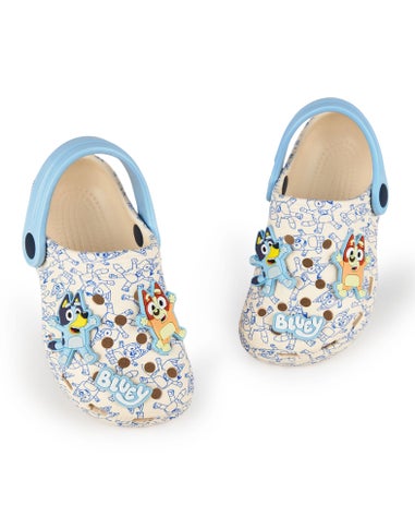 Bluey & Bingo Kids Grey Clogs (Younger 6-12 Older)