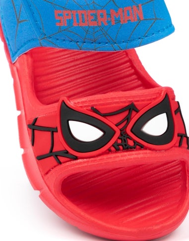 Marvel Spiderman Kids Red Sandals (Younger 6-12 Older)