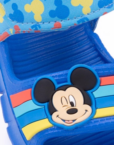 Disney Mickey Mouse Kids Blue Sandals (Younger 6-12 Older)