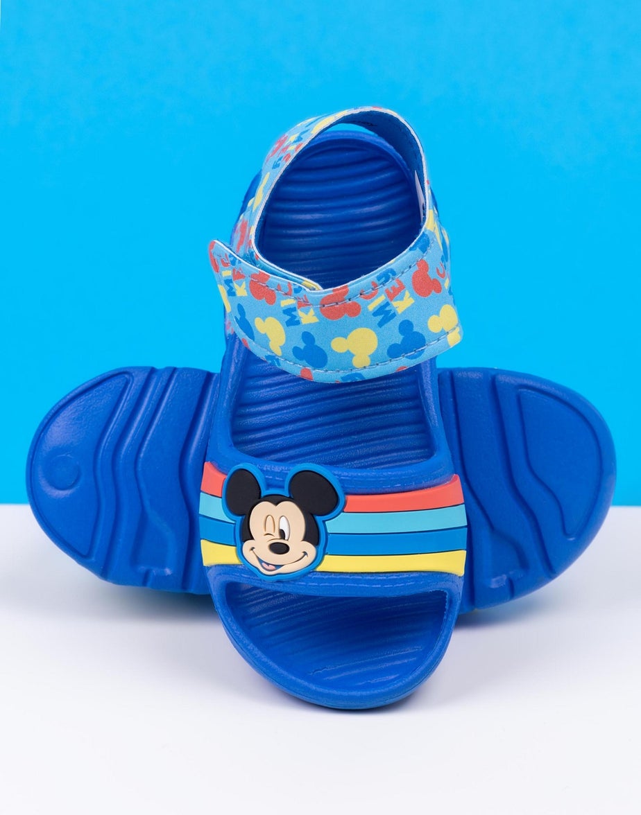 Disney Mickey Mouse Kids Blue Sandals (Younger 6-12 Older)