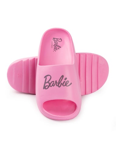 Vanilla Underground Barbie Kids Pink Sliders (Younger 8-2.5 Older)