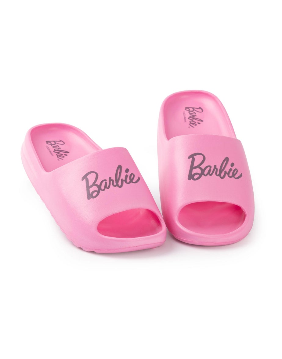 Vanilla Underground Barbie Kids Pink Sliders (Younger 8-2.5 Older)