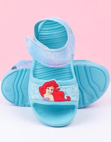 Disney Ariel Kids Green Sandals (Younger 6-12 Older)