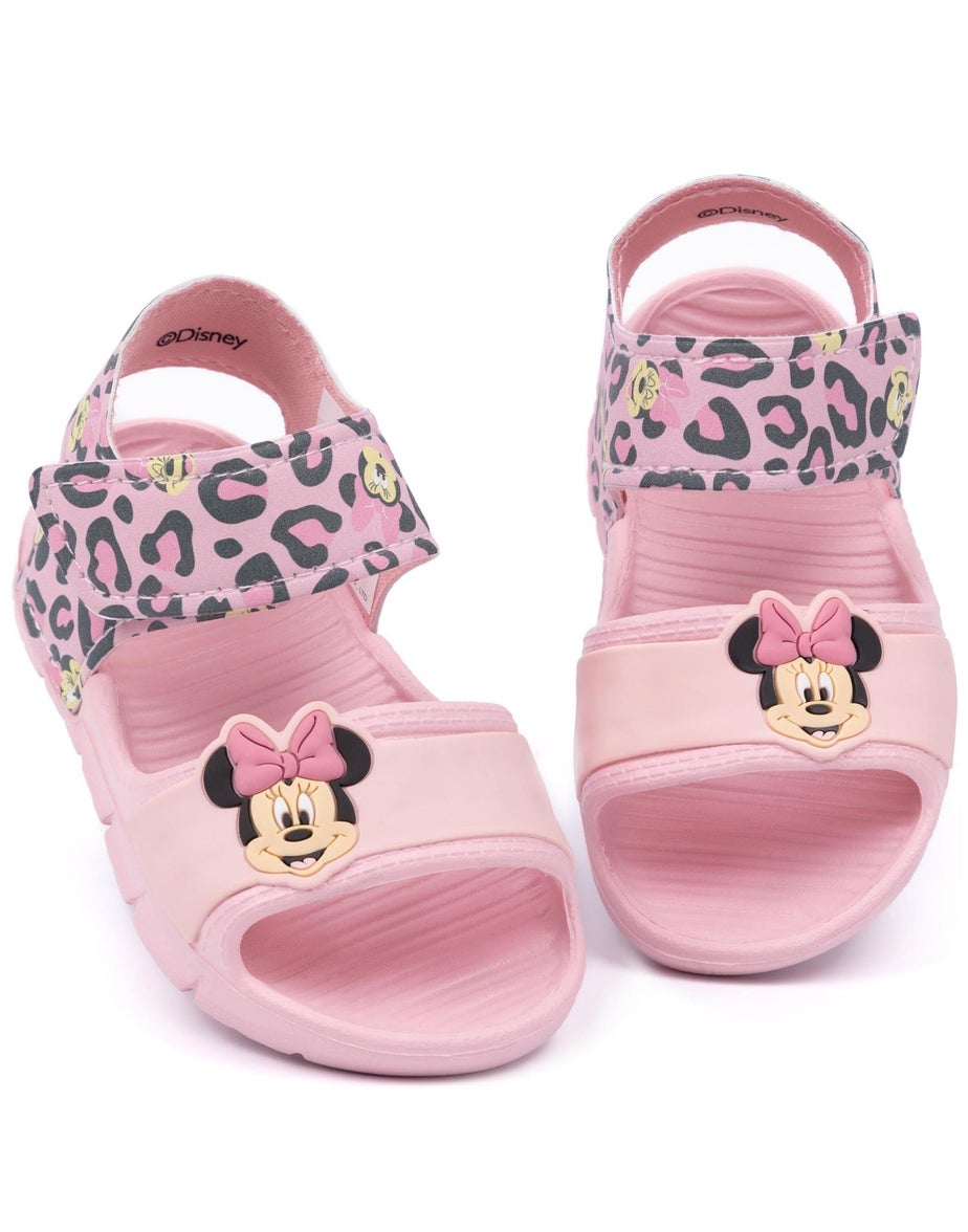 Disney Minnie Mouse Kids Pink Sandals (Younger 6-12 Older)