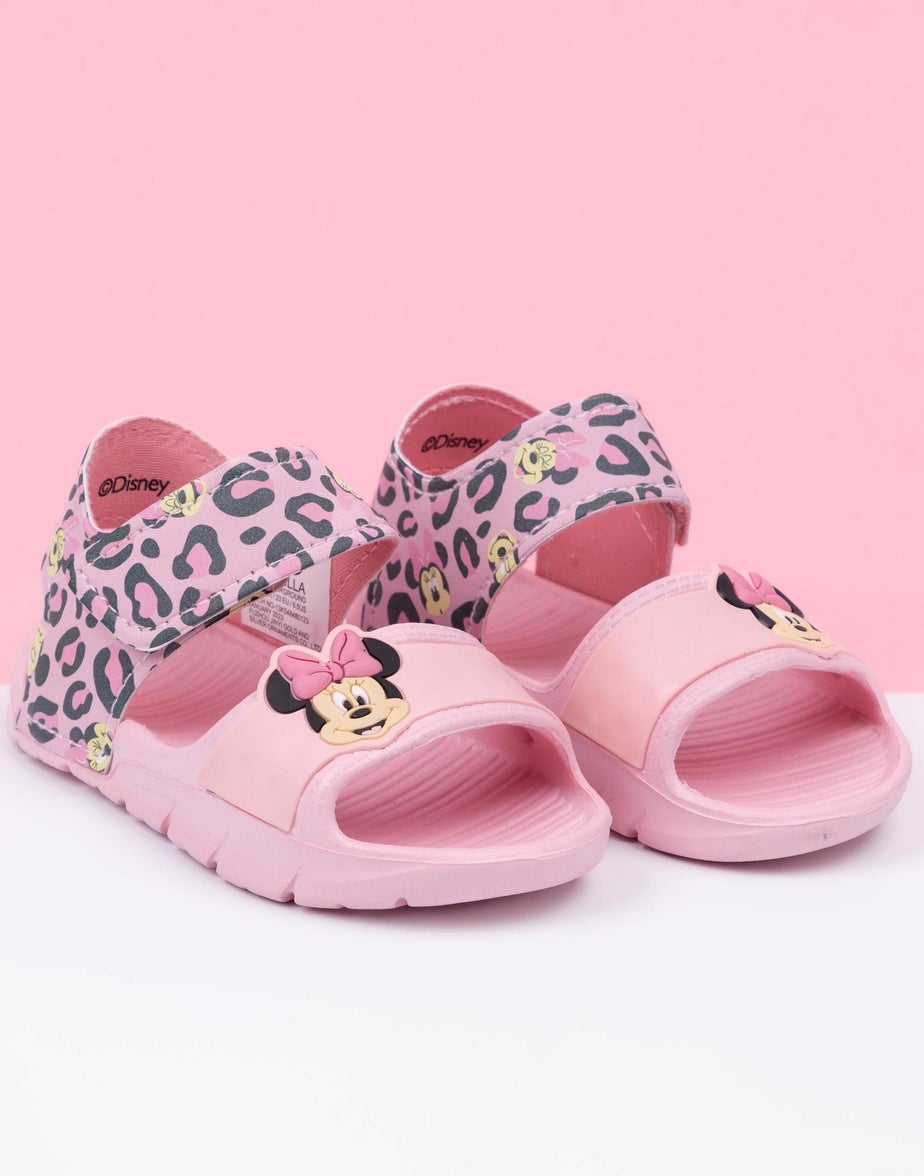 Disney Minnie Mouse Kids Pink Sandals (Younger 6-12 Older)