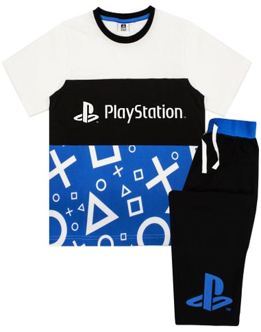 PlayStation Kids Long Leg Black Pyjamas (5-14 Years)