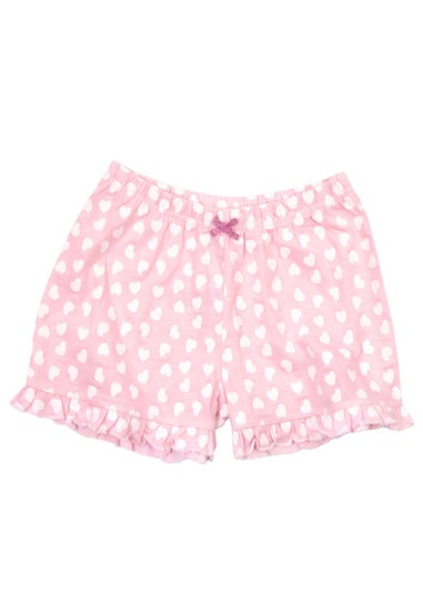 Disney Princesses Kids Pink Shortie Pyjamas (2-8 Years)