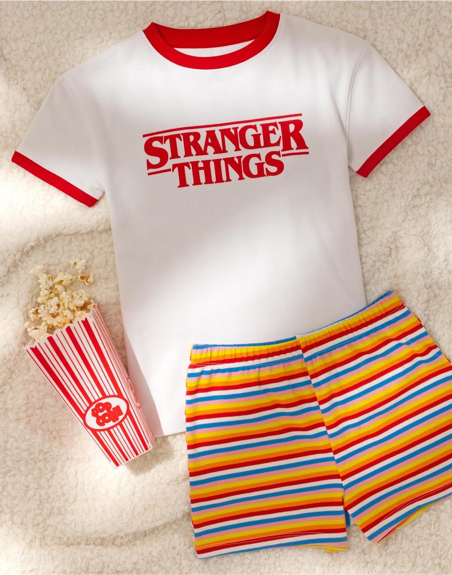 Stranger Things Kids Shortie Multi Pyjamas (7-14 Years)