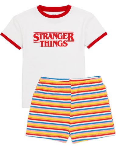 Stranger Things Kids Shortie Multi Pyjamas (7-14 Years)