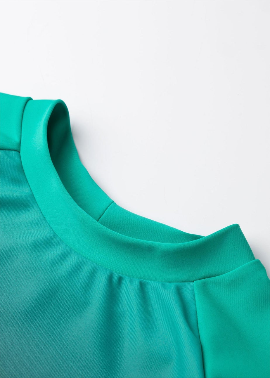 Pokemon Pikachu Kids Green Swim Top (4-12 Years)