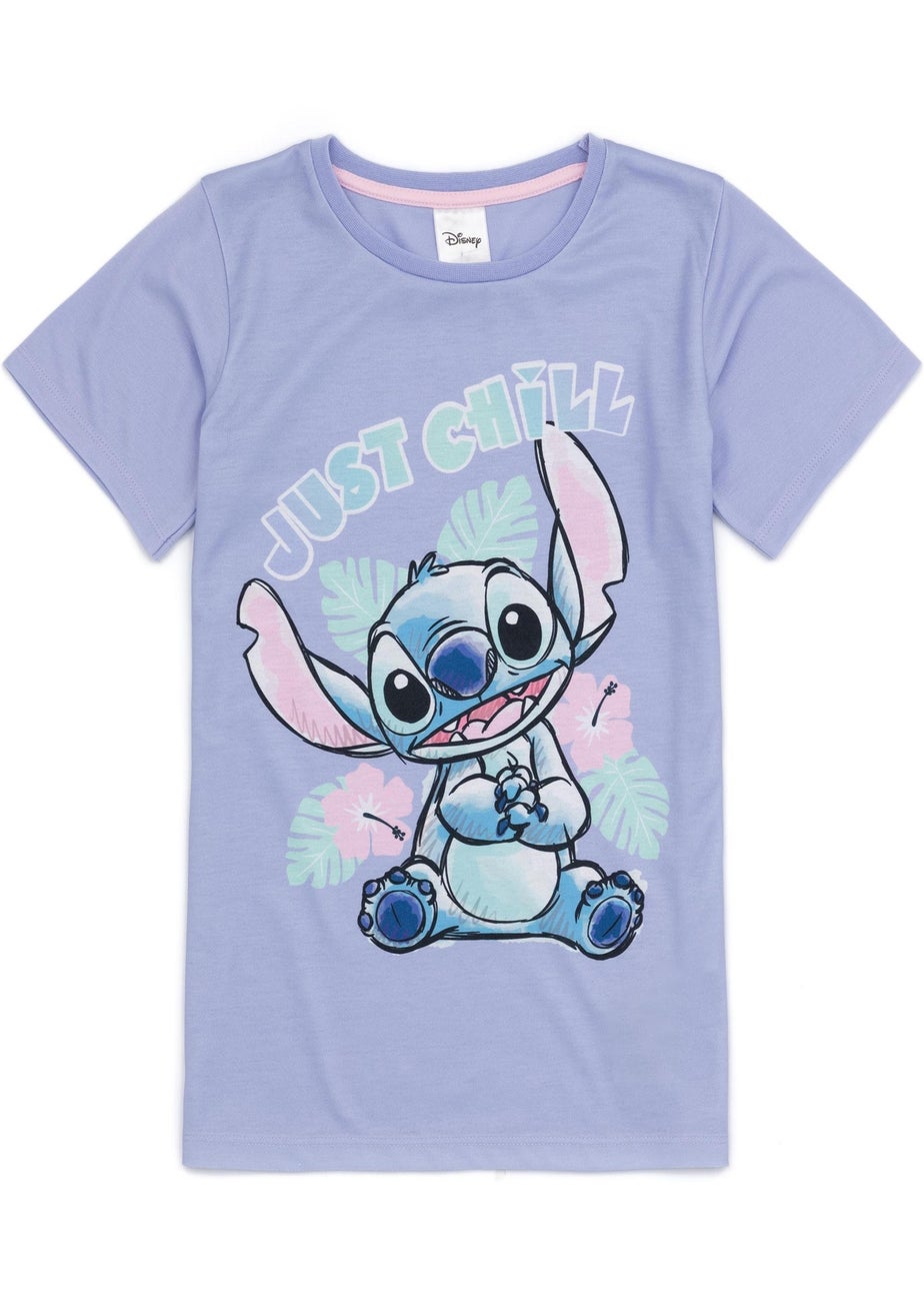 Disney Stitch Kids Multi Coloured Shortie Pyjamas 2 Pack (5-14 Years)
