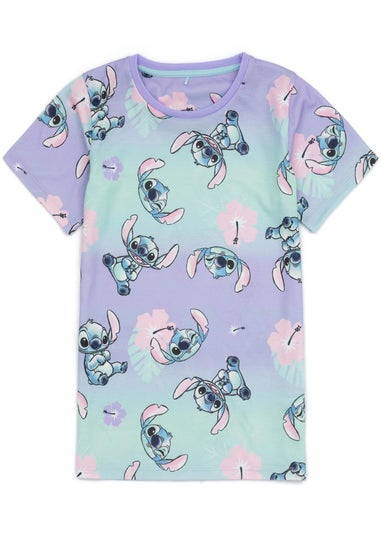 Disney Stitch Kids Multi Coloured Shortie Pyjamas 2 Pack (5-14 Years)
