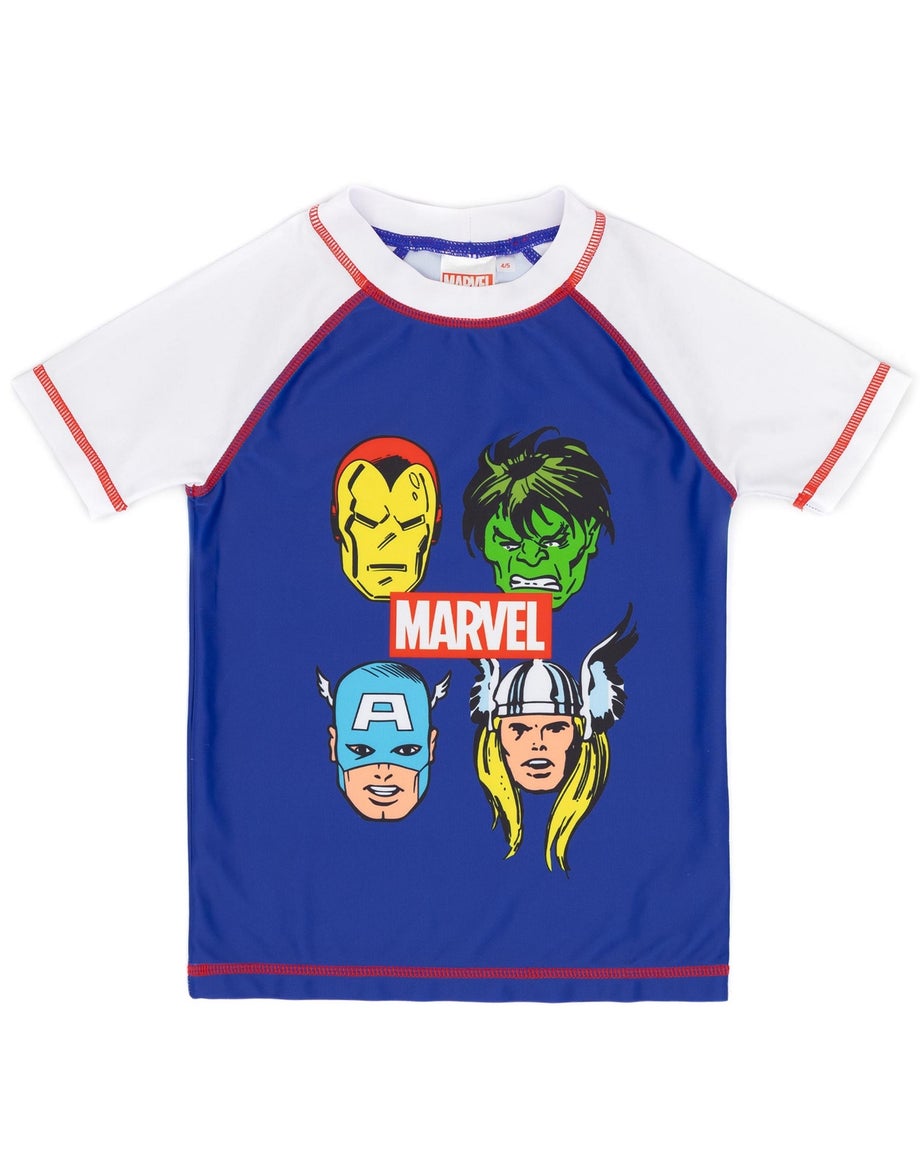 Marvel Avengers Kids Blue 2 Piece Swim Set (2-10 Years)