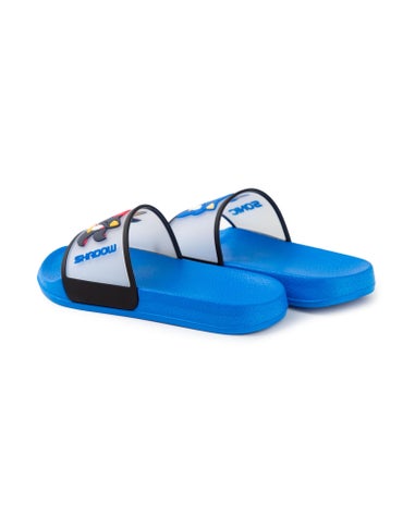 Sonic The Hedgehog Kids Blue Sliders (Younger 10-3 Older)