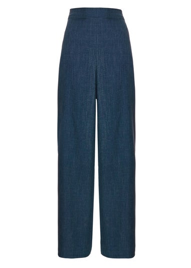 Quiz Blue Wide Leg Trousers