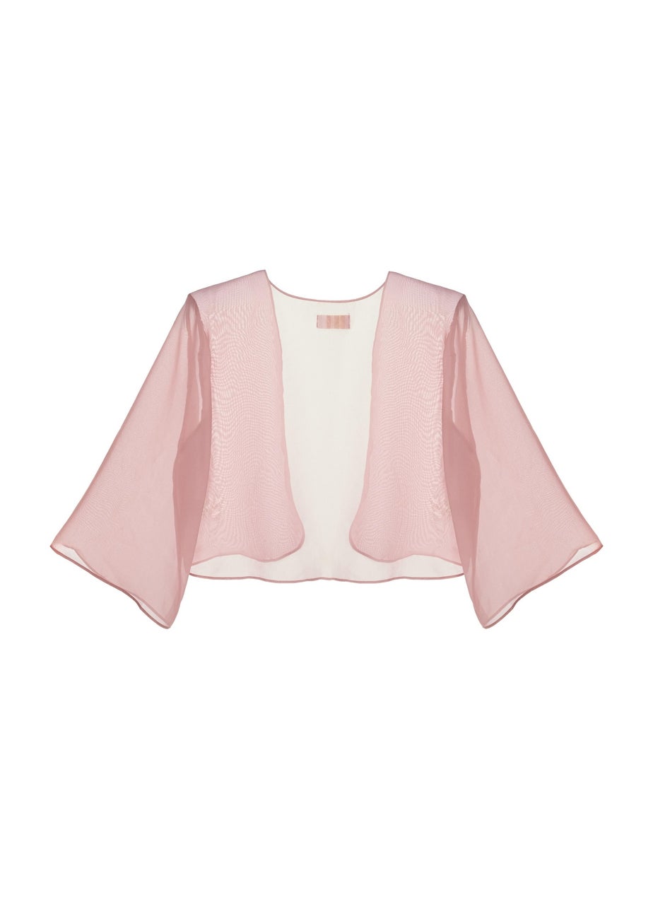 Quiz Pink Crop Sleeve Cover Up