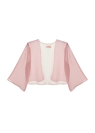 Quiz Pink Crop Sleeve Cover Up