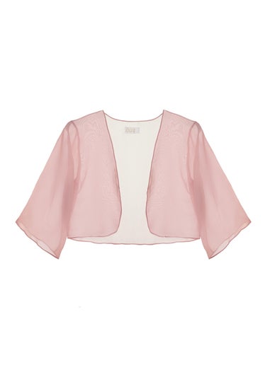 Quiz Pink Crop Sleeve Cover Up