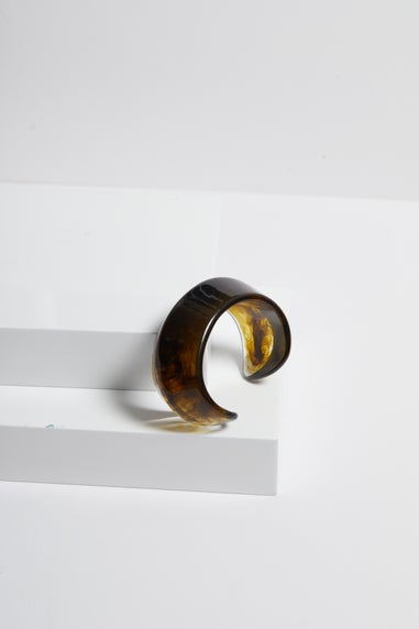 Jon Richard Green Resin Cuff Bangle