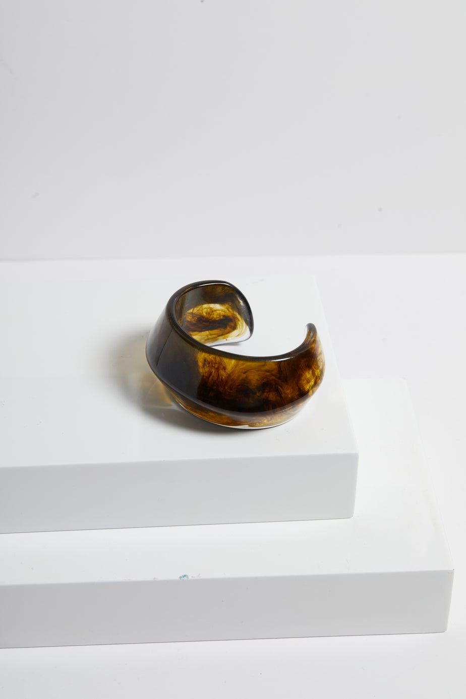 Jon Richard Green Resin Cuff Bangle