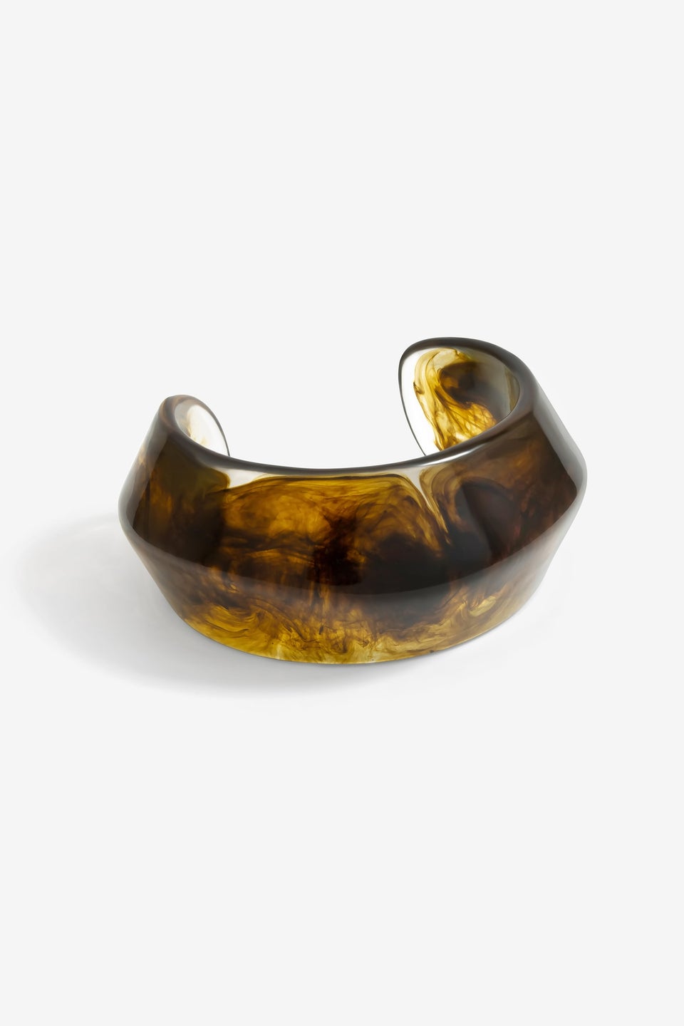 Jon Richard Green Resin Cuff Bangle