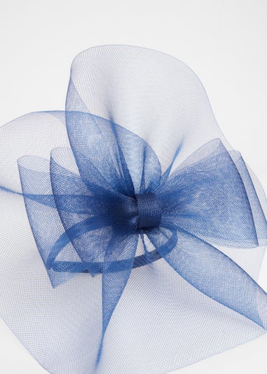 Quiz Navy Bow Headband Fascinator