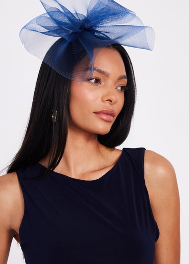 Quiz Navy Bow Headband Fascinator