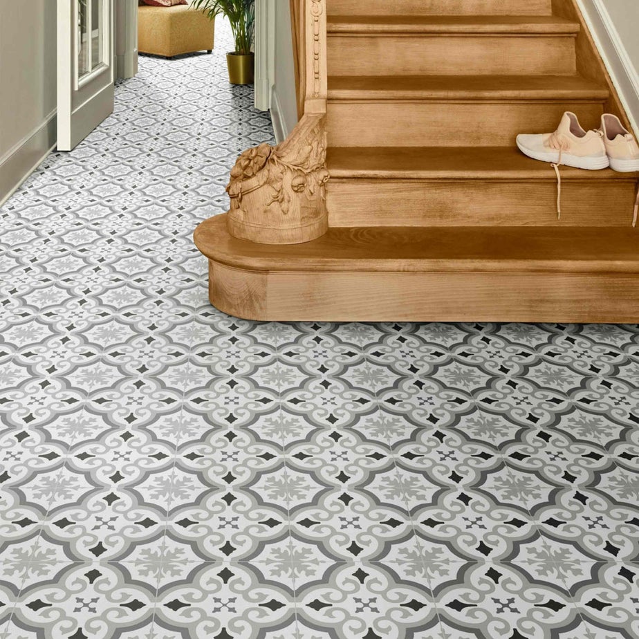 Homemaker Evora Grey Precut Vinyl Floor 3 x 2m