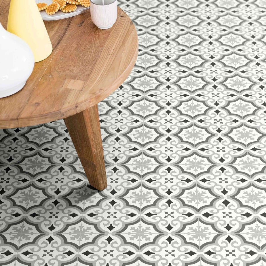 Homemaker Evora Grey Precut Vinyl Floor 3 x 2m