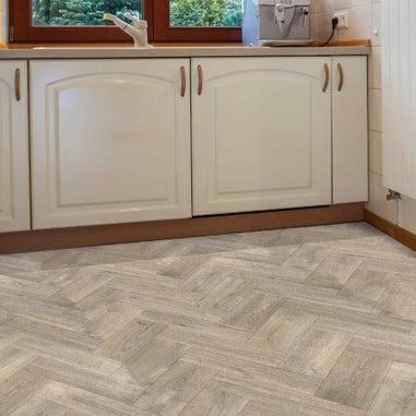 Homemaker Mayfair Grey Precut Vinyl Floor 3 x 2m