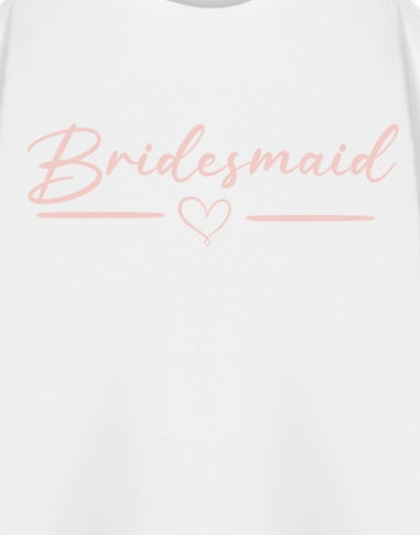 Show Me The Merch The Bridesmaid White T Shirt