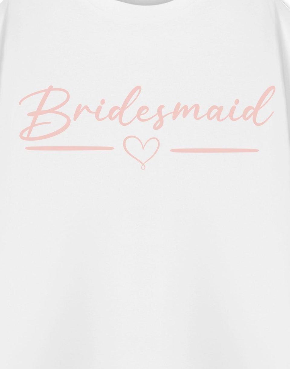 Show Me The Merch The Bridesmaid White T Shirt