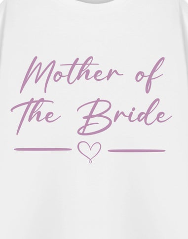 Show Me The Merch Mother Of The Bride White T Shirt