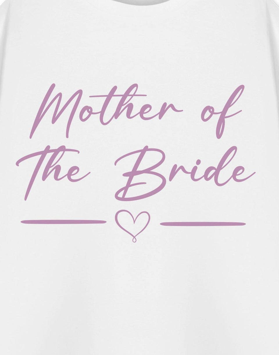 Show Me The Merch Mother Of The Bride White T Shirt