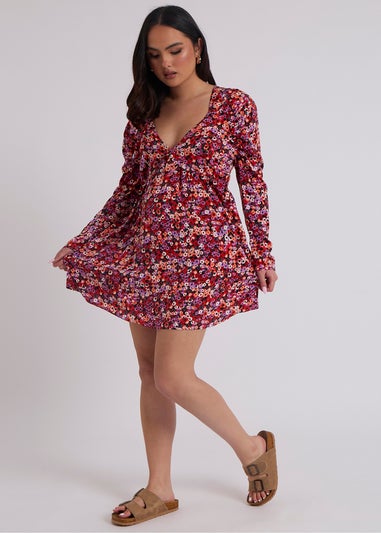 Urban Bliss Red Empire Line Dress