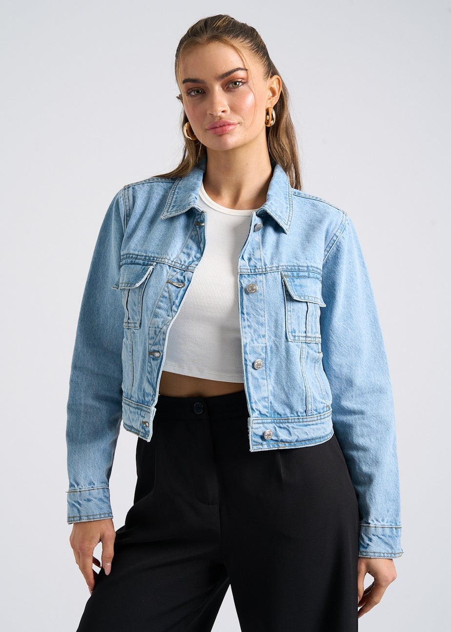 Urban Bliss Light Blue Maya Cargo Jacket