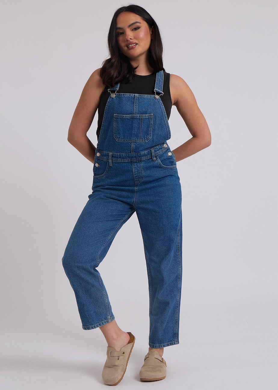 Urban Bliss Mid Blue Traditional Long Dungaree