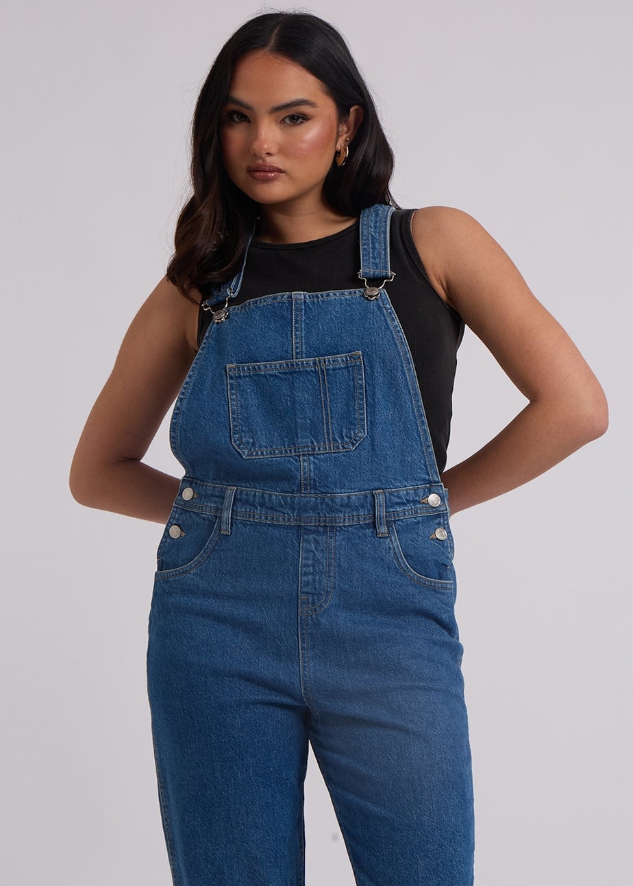 Urban Bliss Mid Blue Traditional Long Dungaree