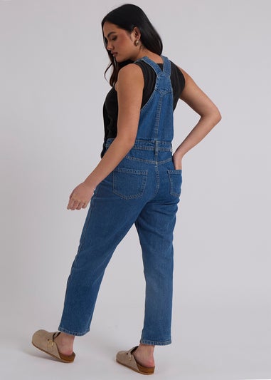 Urban Bliss Mid Blue Traditional Long Dungaree