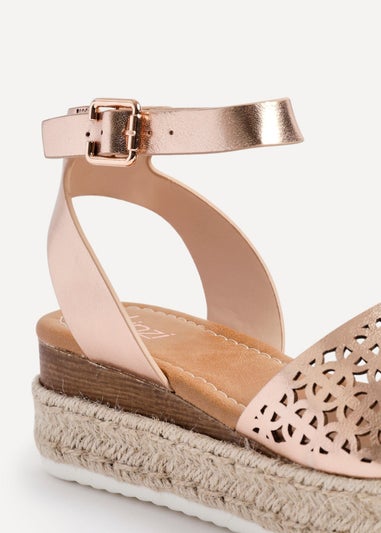 Linzi Radiance Pink Flatform Sandals