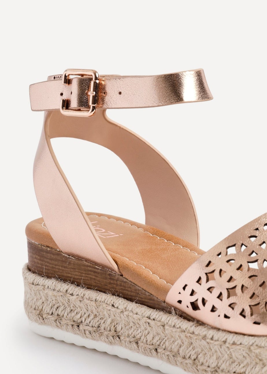 Linzi Radiance Pink Flatform Sandals