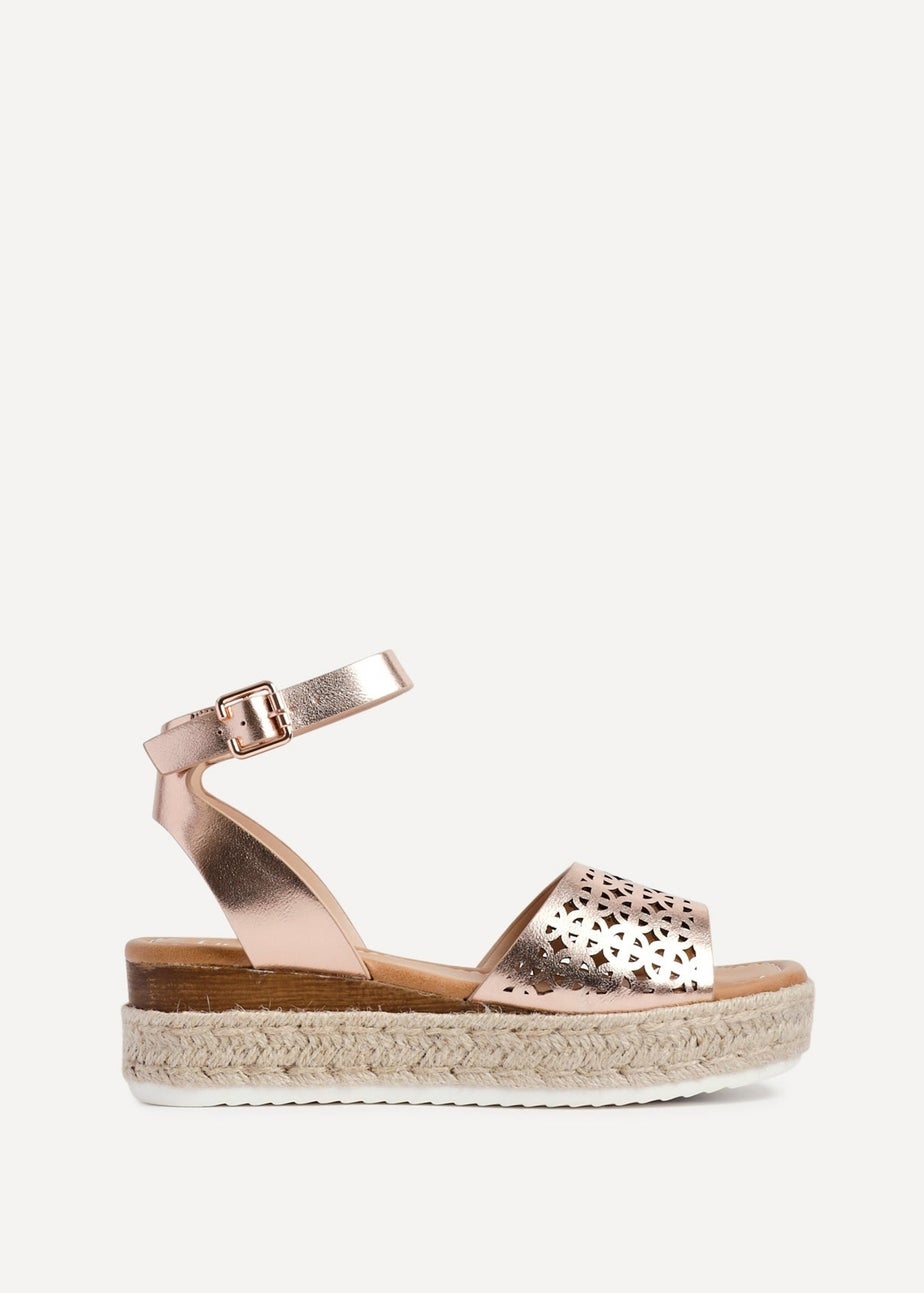 Linzi Radiance Pink Flatform Sandals