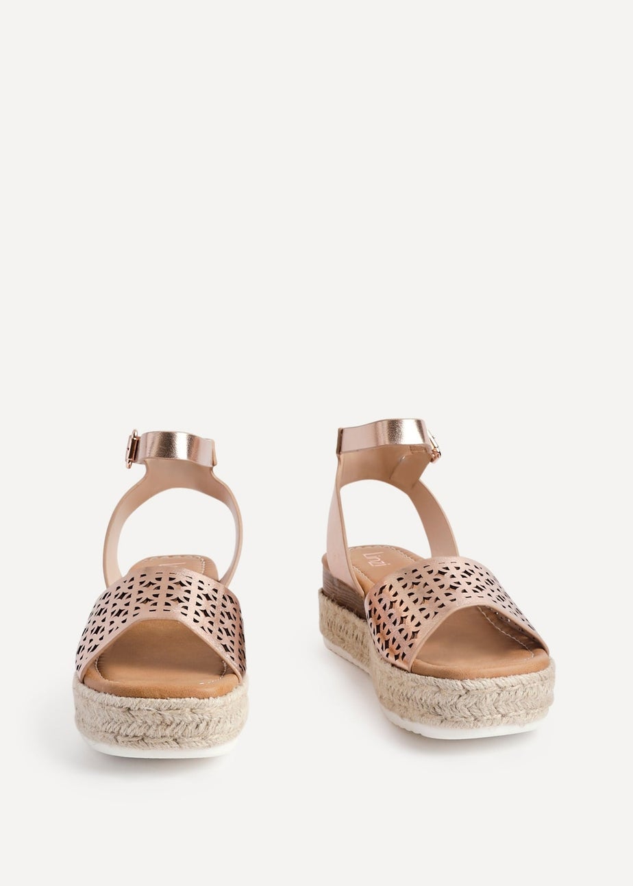Linzi Radiance Pink Flatform Sandals