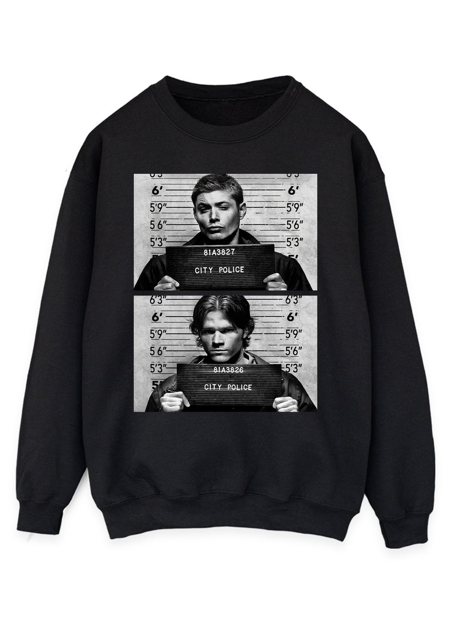 Supernatural Winchester Black Graphic Sweatshirt