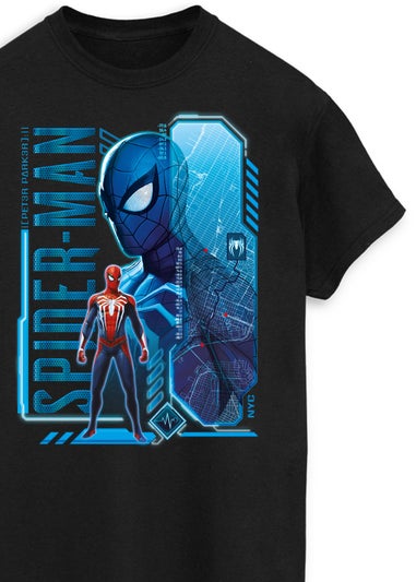 Marvel Spider-Man NYC Black Graphic T-Shirt