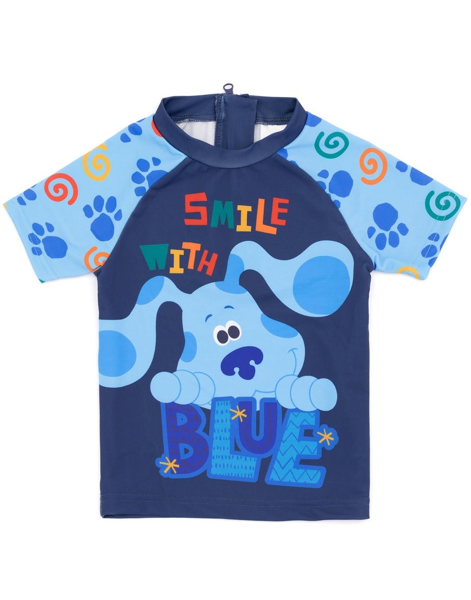 Blues Clues & You Kids 2 Piece Blue Swim Set (18 Months-6 Years)