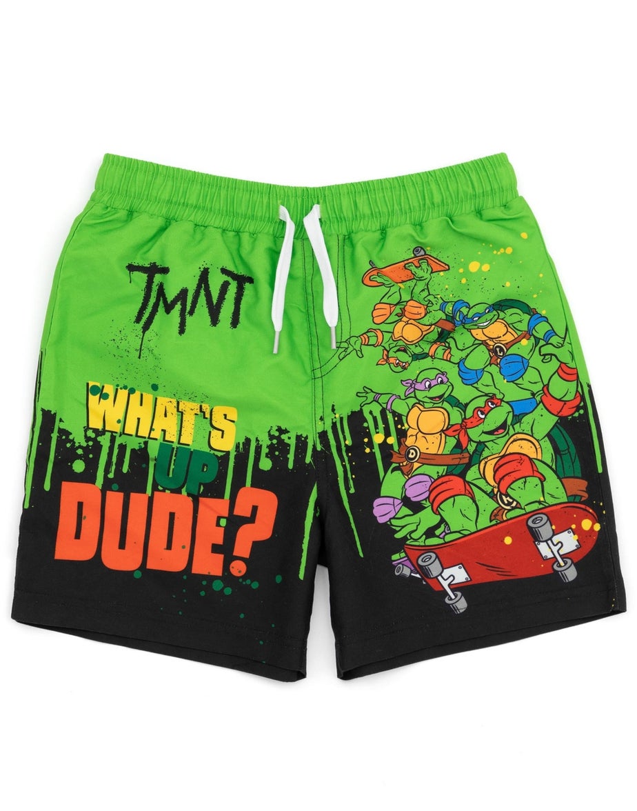 TMNT Characters Kids Multi Coloured Swim Shorts (3-10 Years)