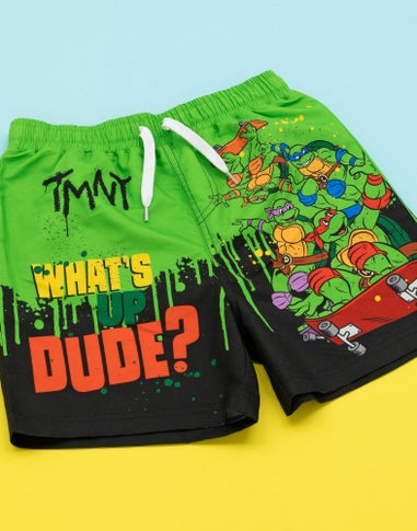TMNT Characters Kids Multi Coloured Swim Shorts (3-10 Years)