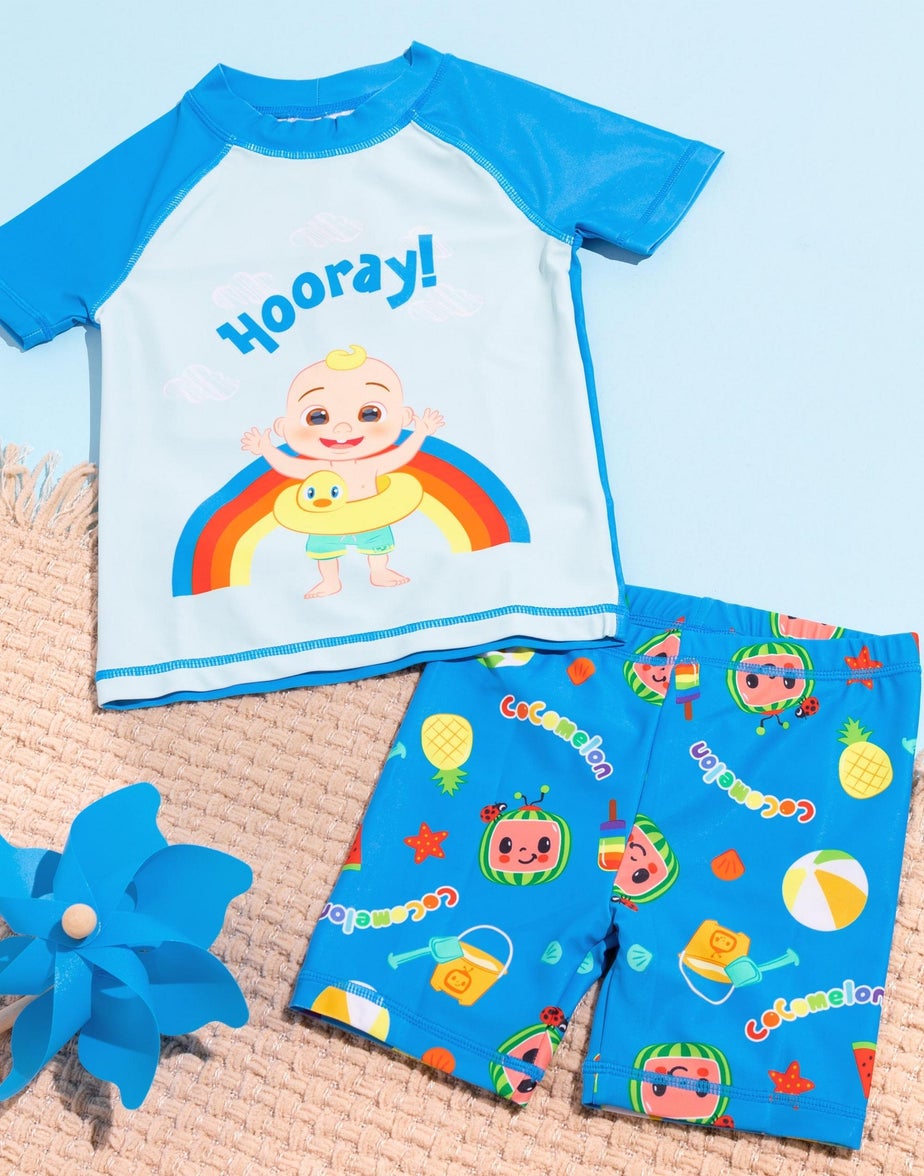 Cocomelon JJ Kids Blue 2 Piece Swim Set (12 Months-6 Years)
