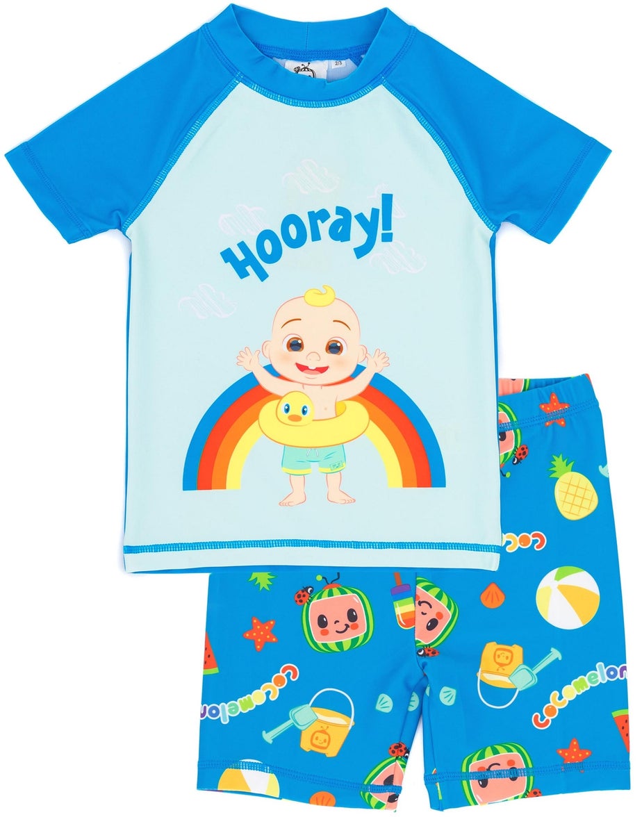 Cocomelon JJ Kids Blue 2 Piece Swim Set (12 Months-6 Years)